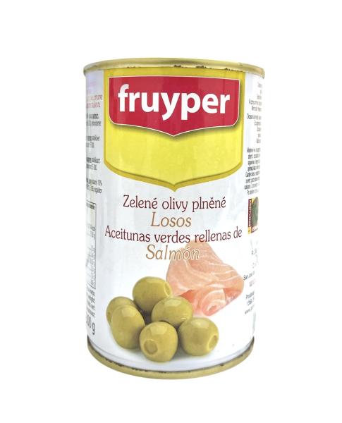 Oliven gefüllt mit Lachspaste / Aceitunas rellenas de salmón - 130gr
